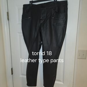 Torrid leather type pants